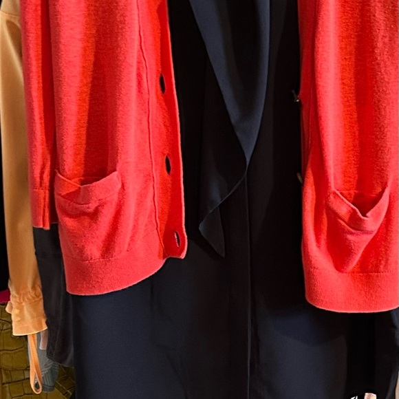 ADORABLE , KATE SPADE bright orange 🍊 and Navy blue striped sandals. Size 9 - Picture 12 of 12